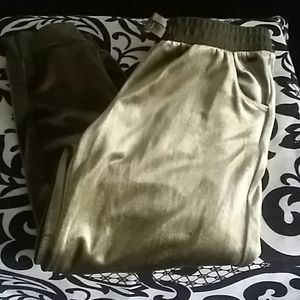 Velour jogging pants